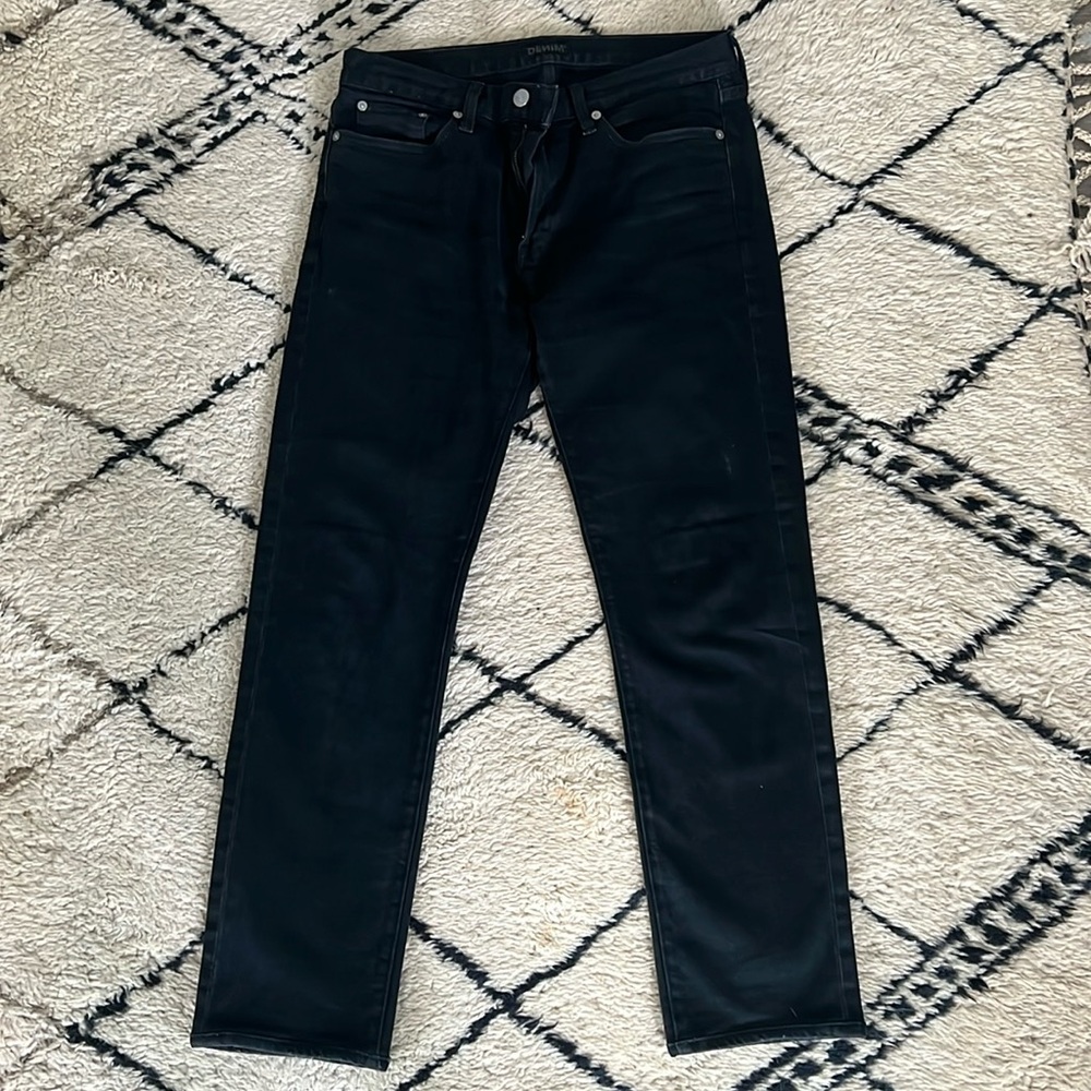 S.M.N Denim - FINN Slim Tapped - 30/30. Black